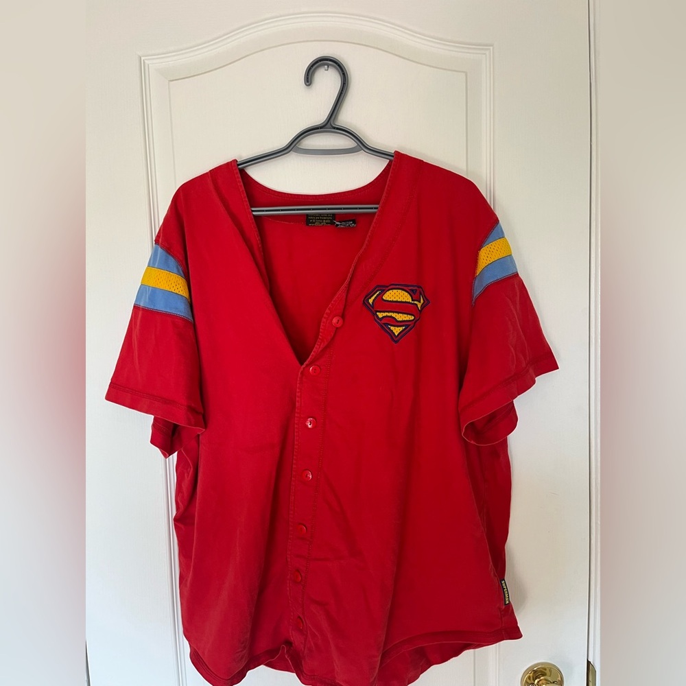 Warner Bros. Red Superman Logo Apparel
